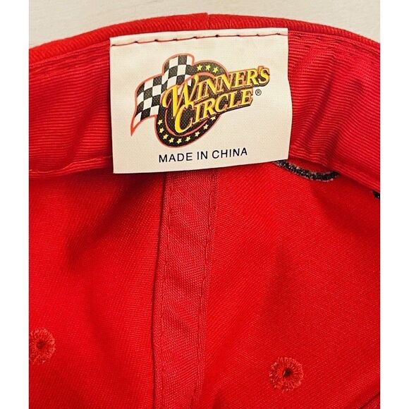 Dale Earnhardt Jr 8 Bud Budweiser Red Nascar Racing Cap SnapBack Winner's Circle - Picture 6 of 7